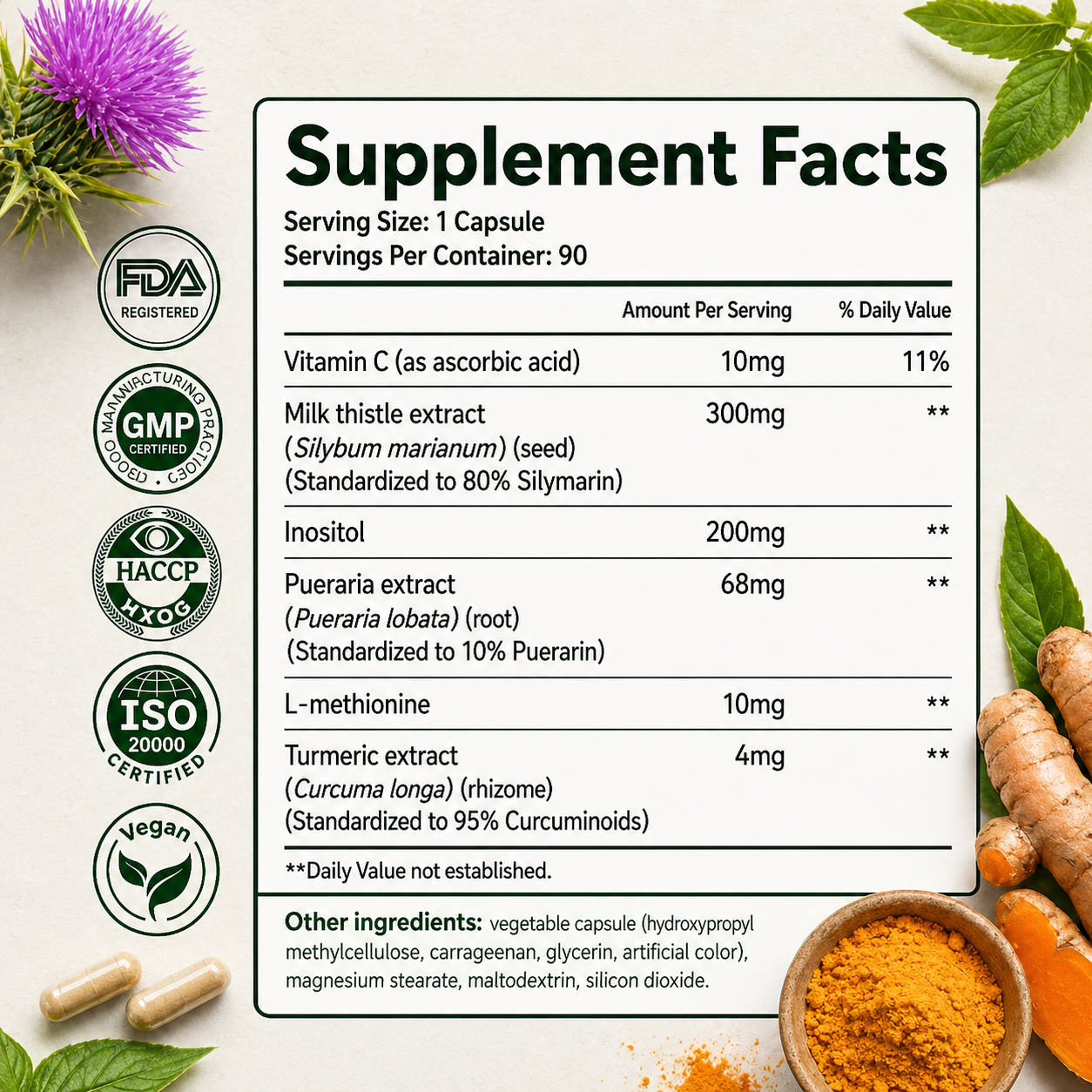 Health Doser Milk Thistle Daily Liver Detox & Wellness